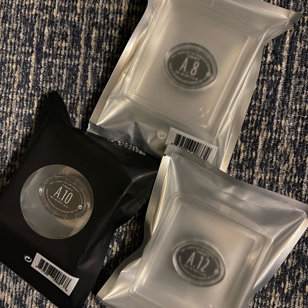Lashify gossamer A8,A10,A12 trio set. NIB. Black